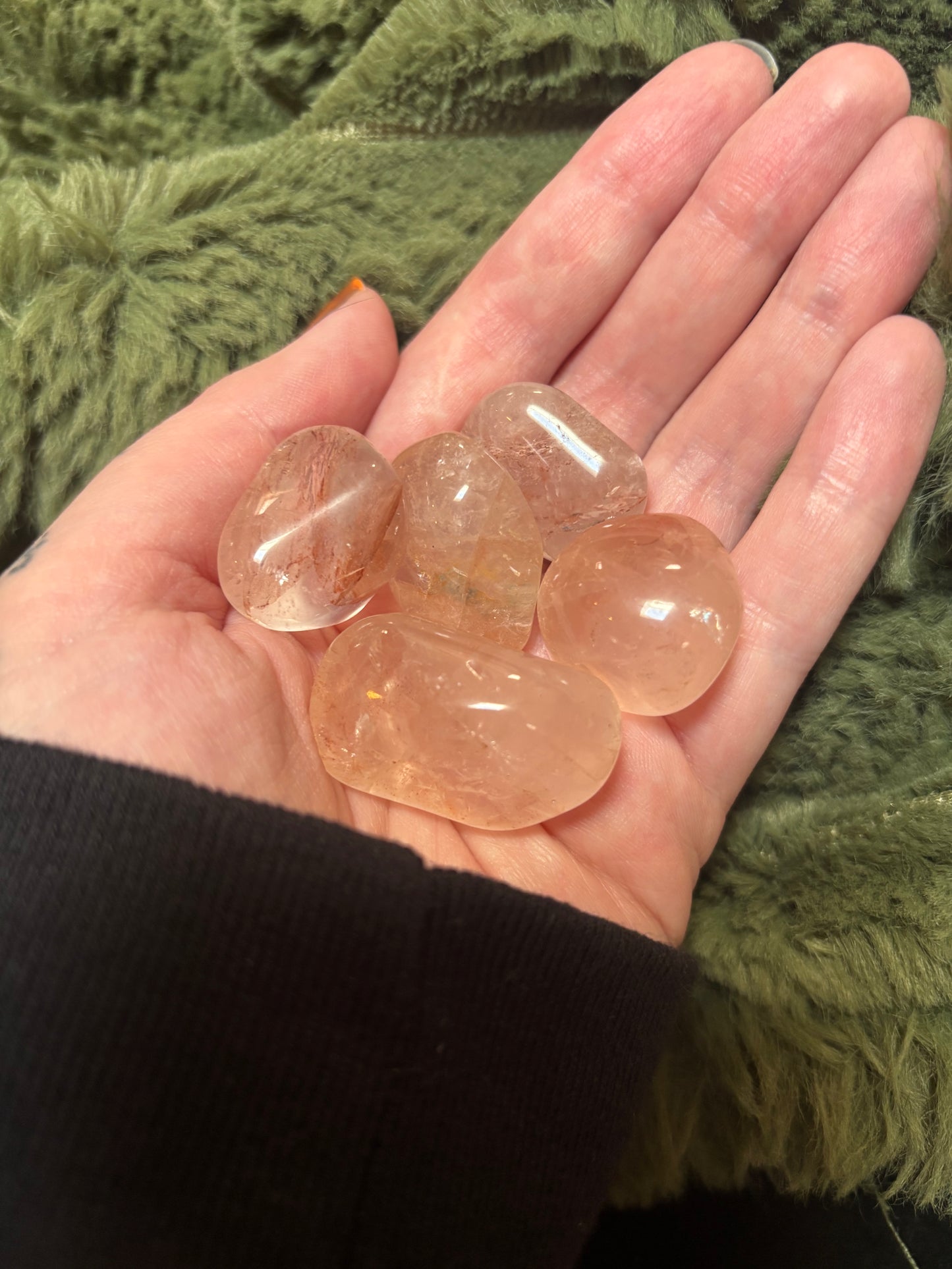 Fire Quartz Tumbles