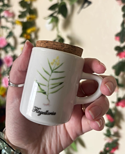 Vintage Cup Herb Holder