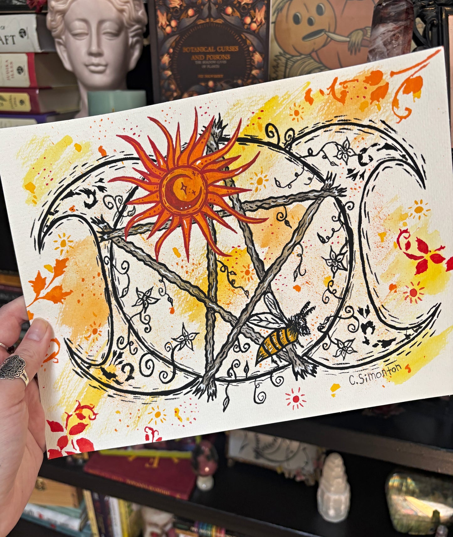Summer Triple Moon Art Print