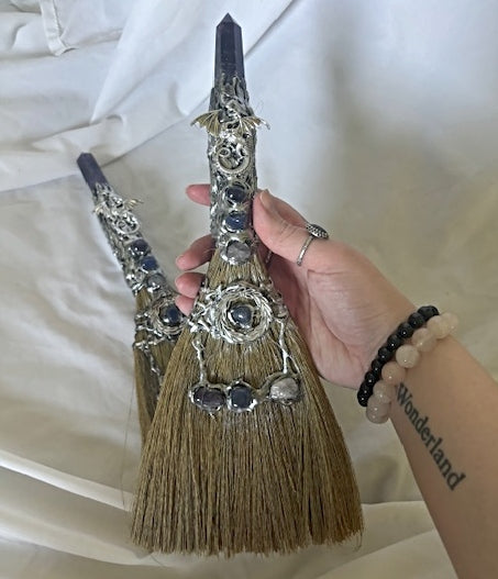 Amethyst Dragon Besom