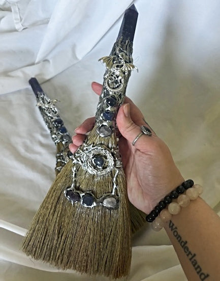 Amethyst Dragon Besom