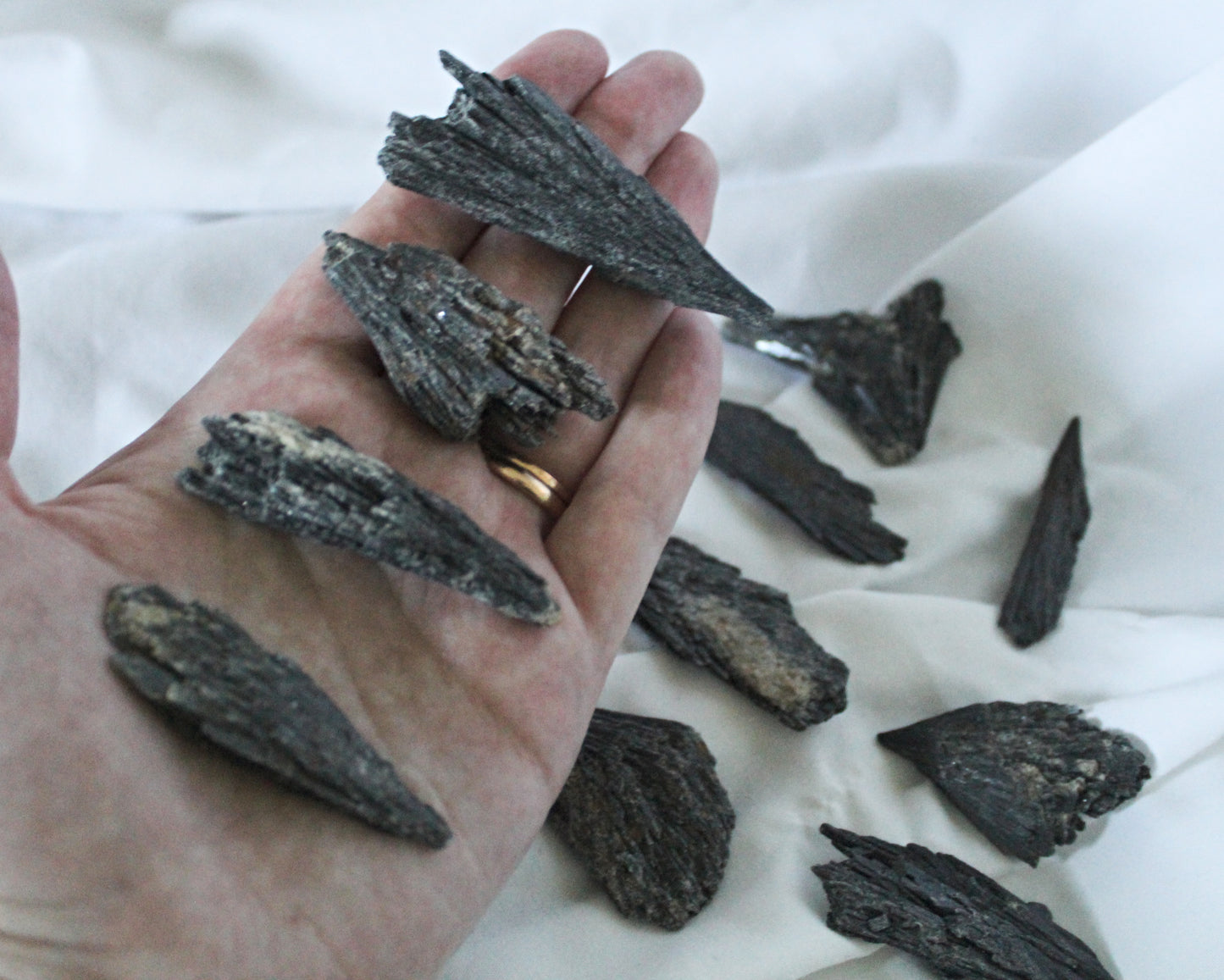 Black Kyanite Raw Crystal