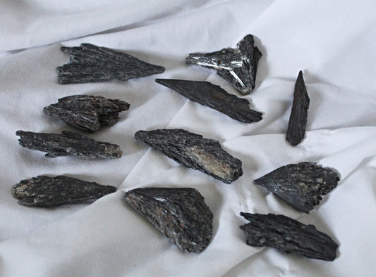 Black Kyanite Raw Crystal