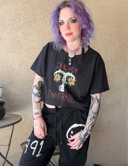 DMDR Grunged Crop Top