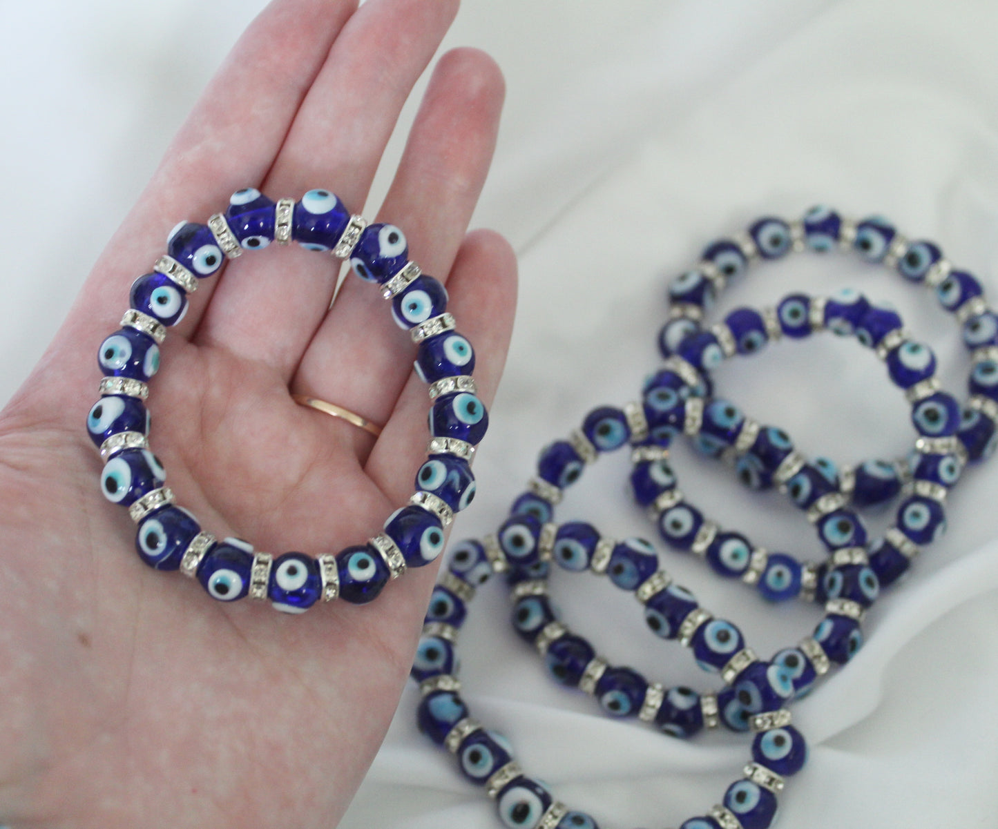 Dark Blue Evil Eye Protection Bracelet
