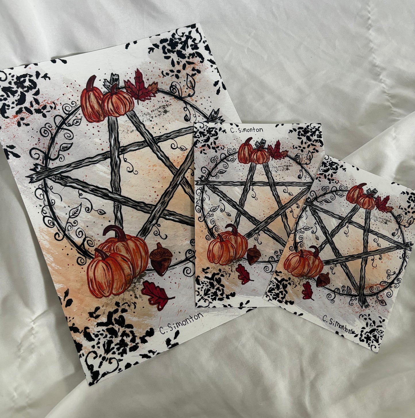 Autumn Pentacle Art Print