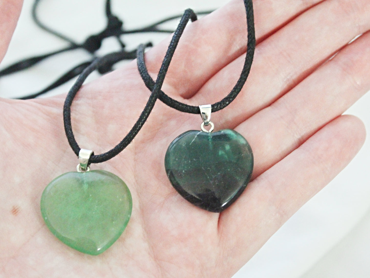 Fluorite Heart Necklace