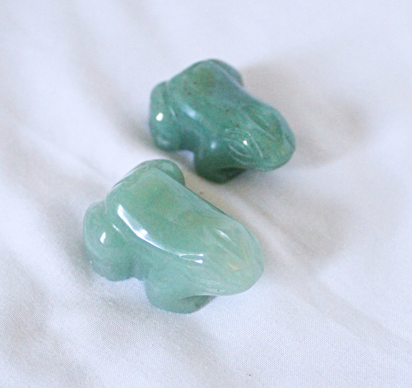 Frog Green Aventurine Crystal Carving