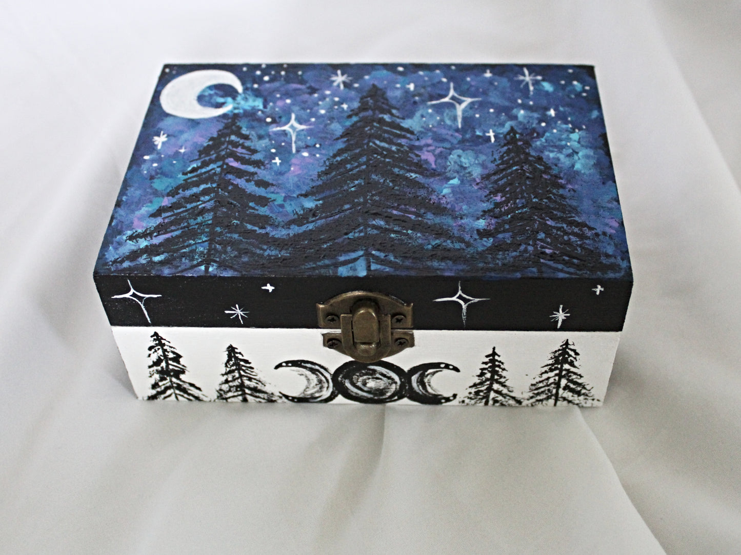 Forest Night Sky Tarot Card Box