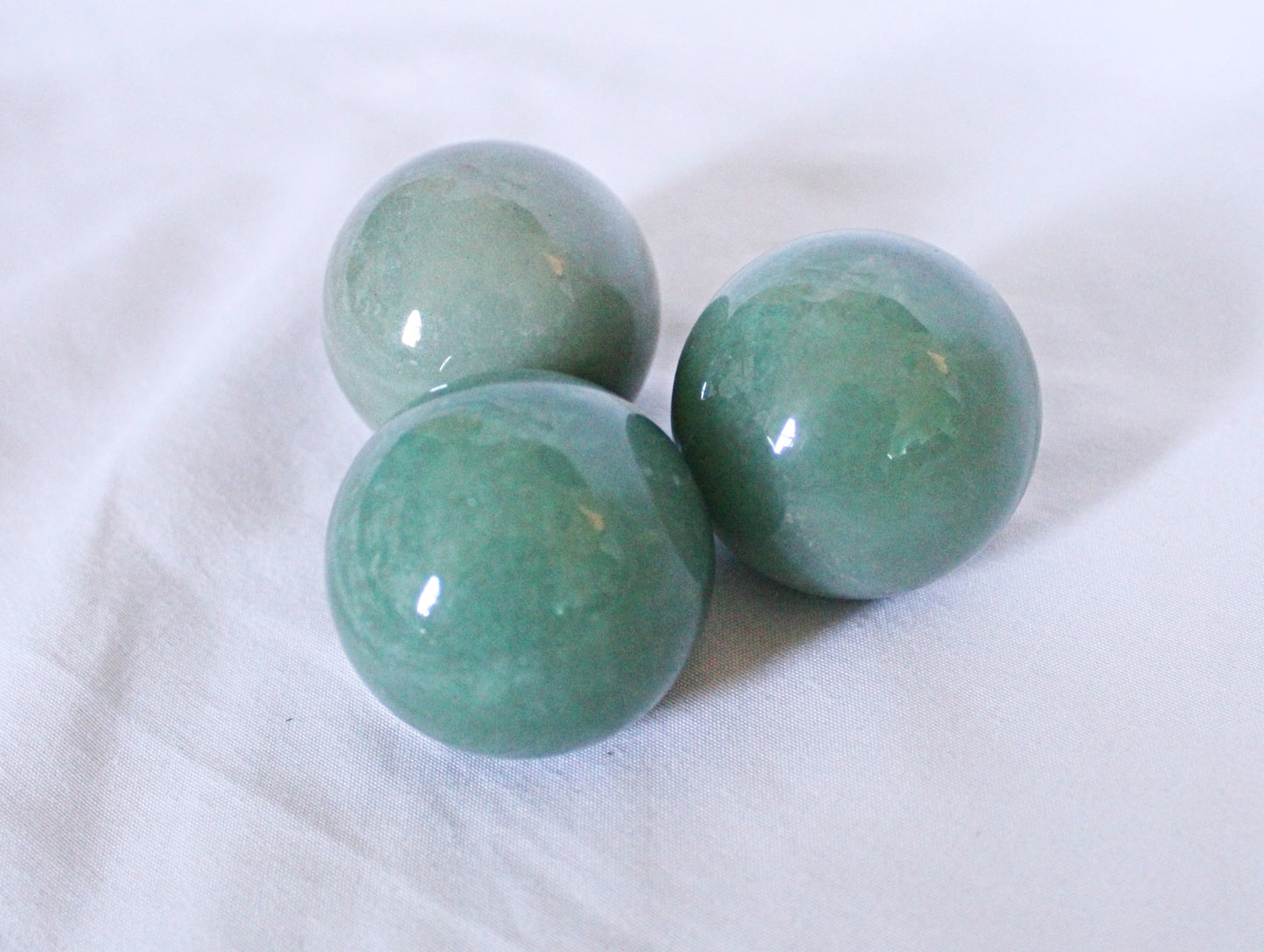 Green Aventurine Spheres
