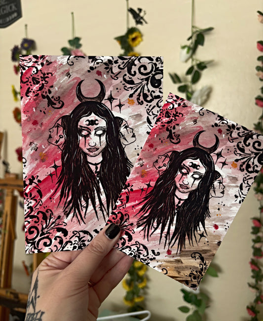 Hecate Watercolor Art Print