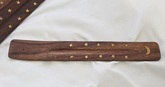 Moon and Star Incense Holder