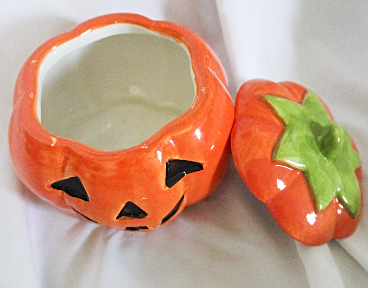 Vintage Jack-O-Lantern Jar