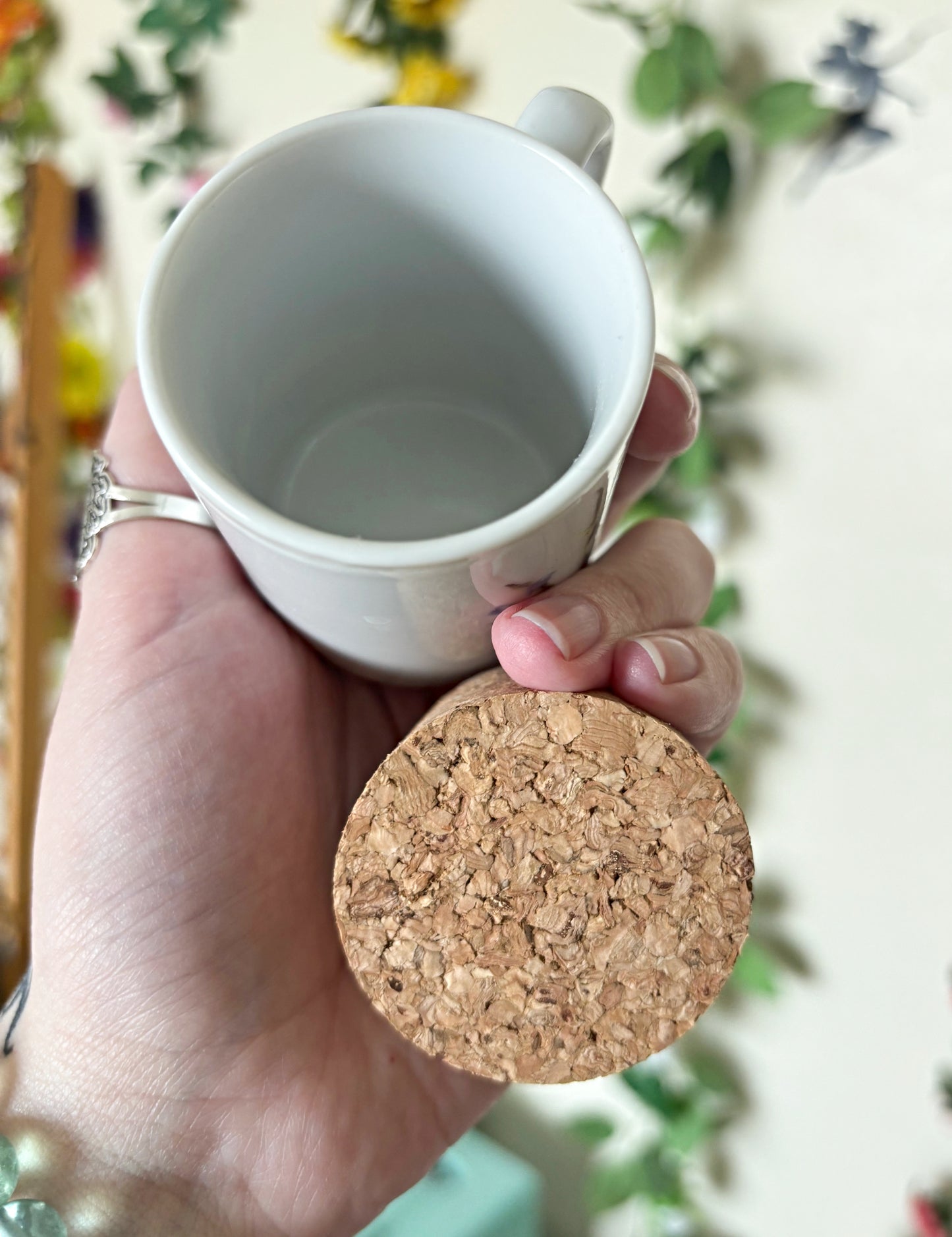 Vintage Cup Herb Holder