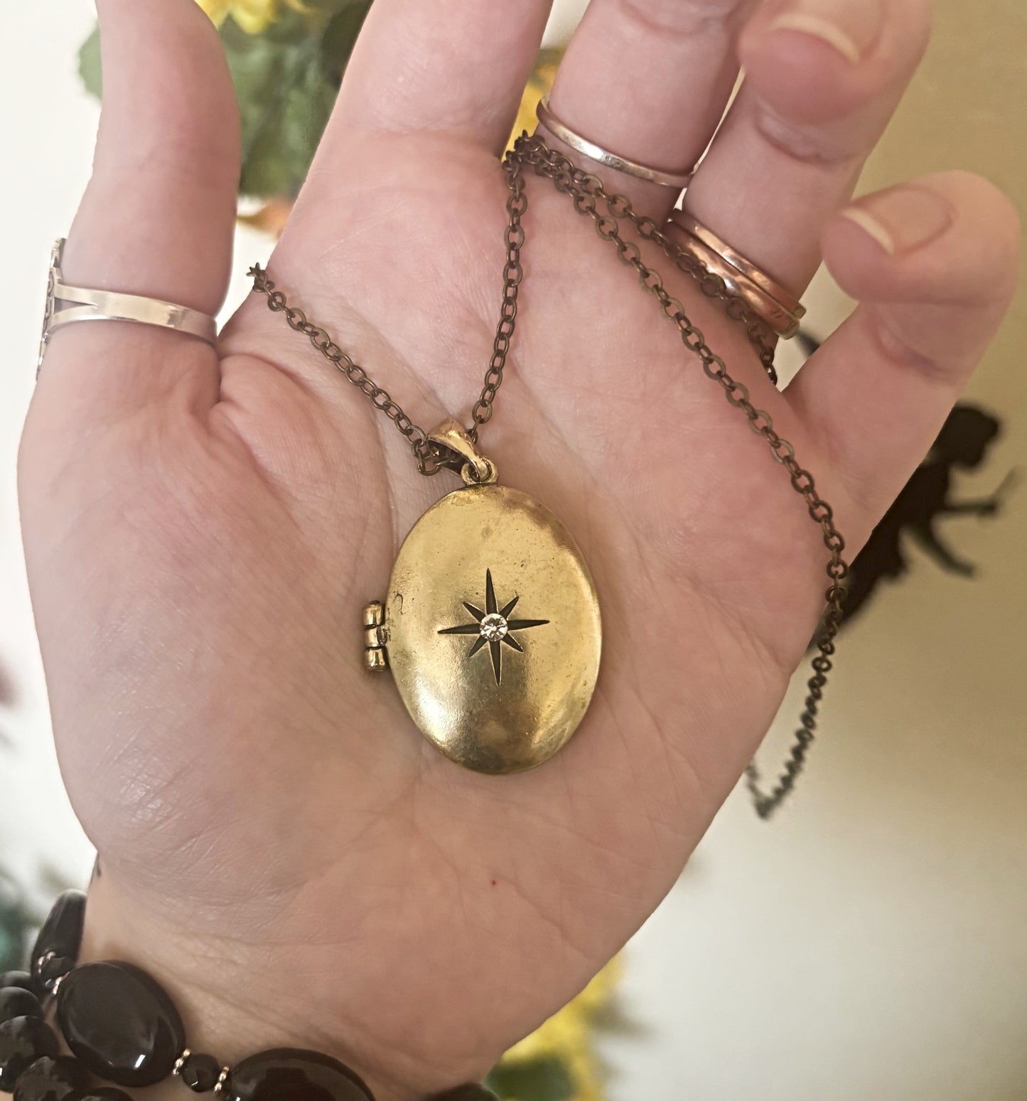 Vintage Key and Locket Necklace
