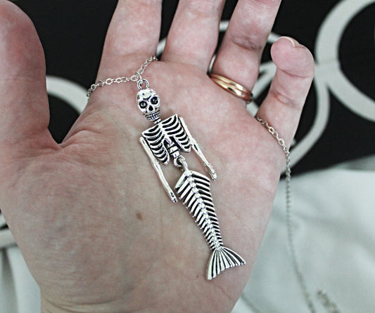 Mermaid Skeleton Necklace