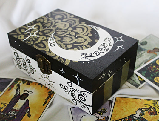Moon and Mandala Tarot Card Box