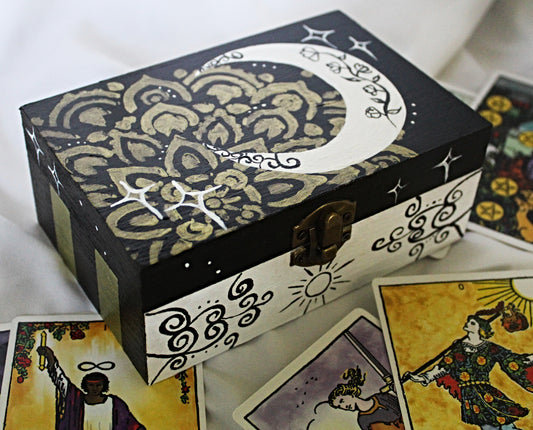 Moon and Mandala Tarot Card Box