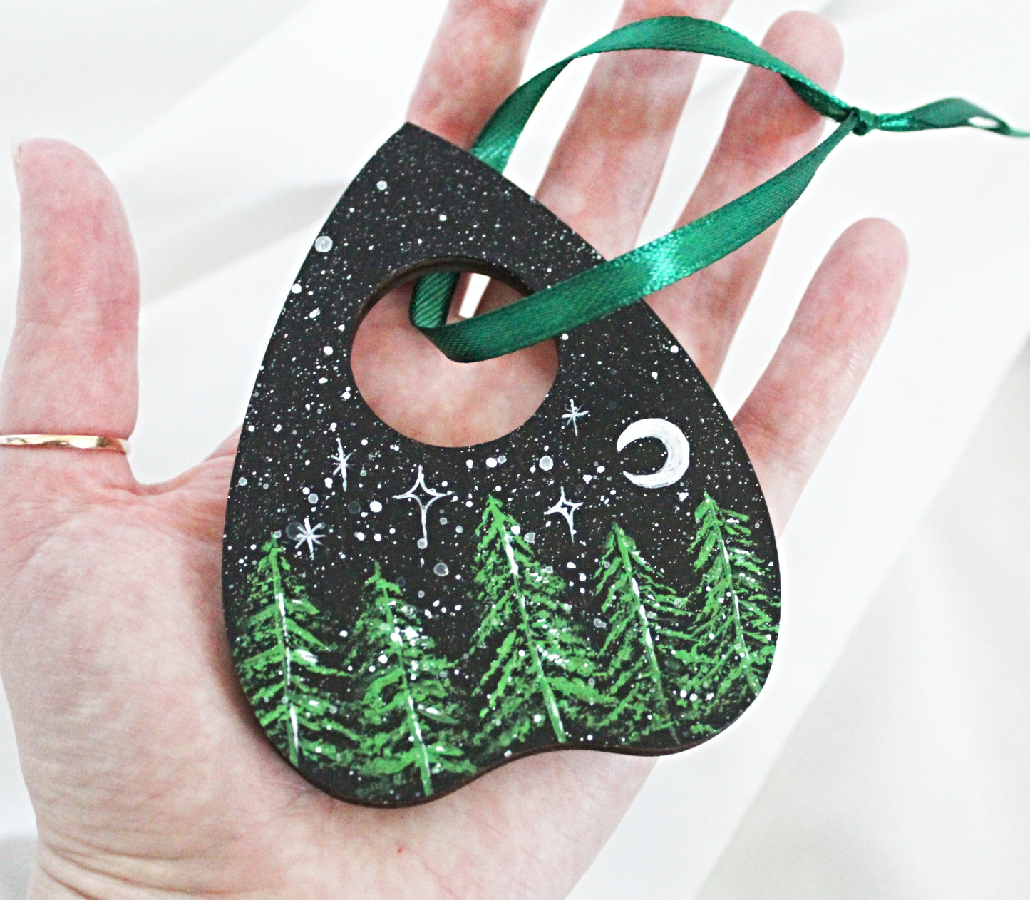 Winter Forest Planchette Ornament