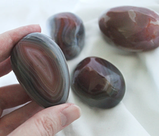 Red Agate Polished Stones