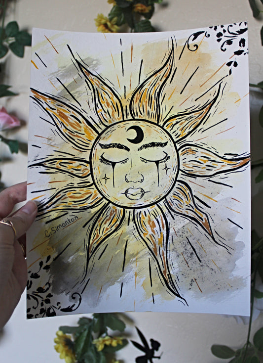 Sun Art Print