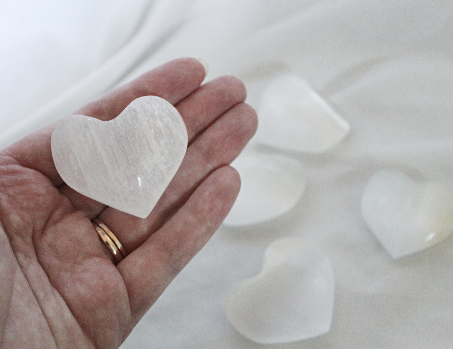 Small Selenite Heart