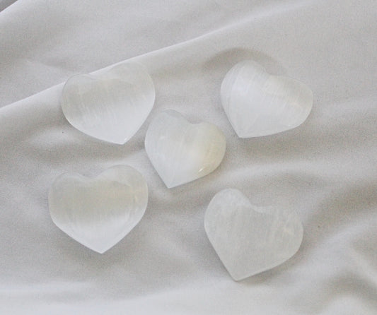 Small Selenite Heart