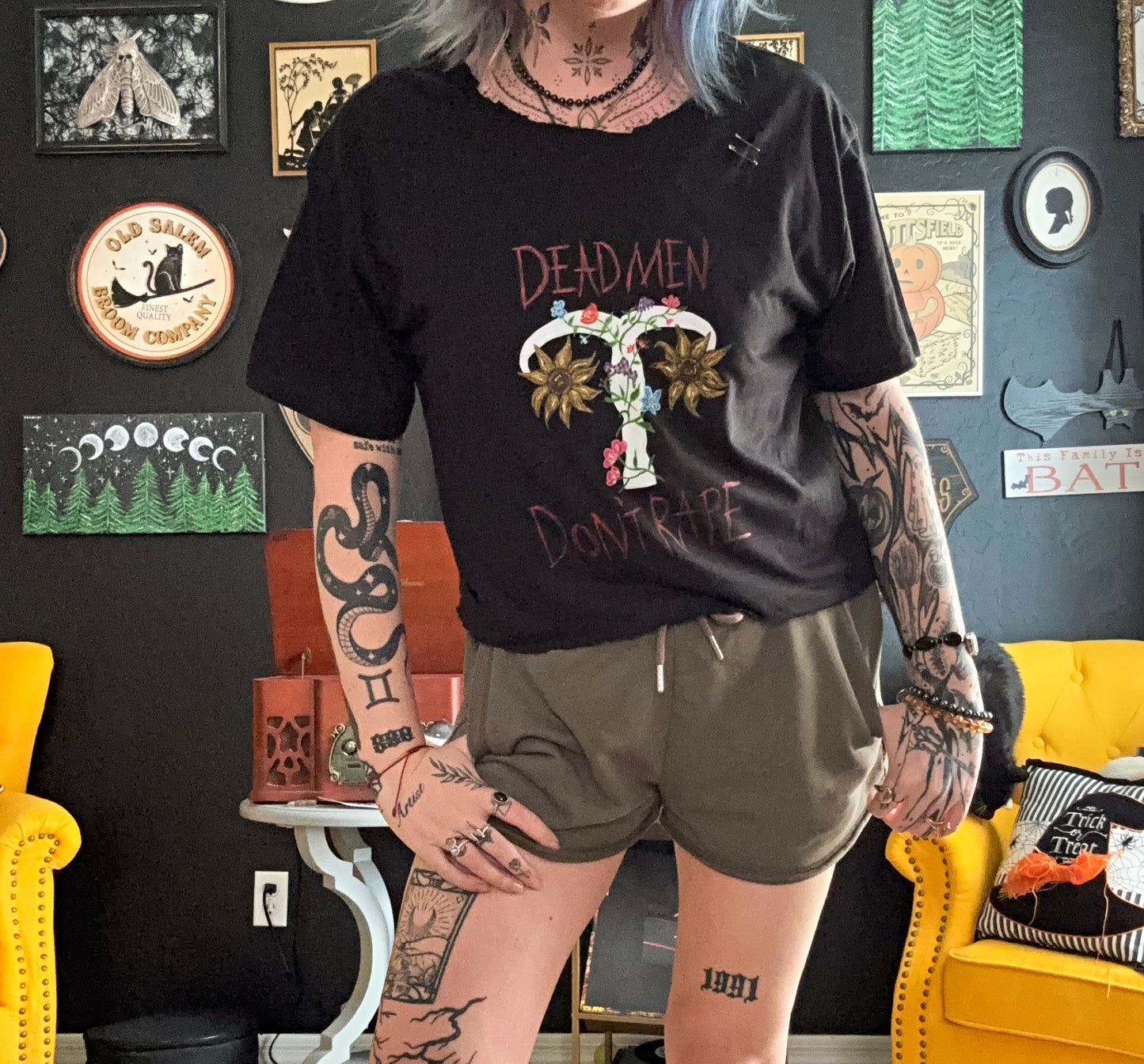 Grunge Cut Up DMDR Shirt