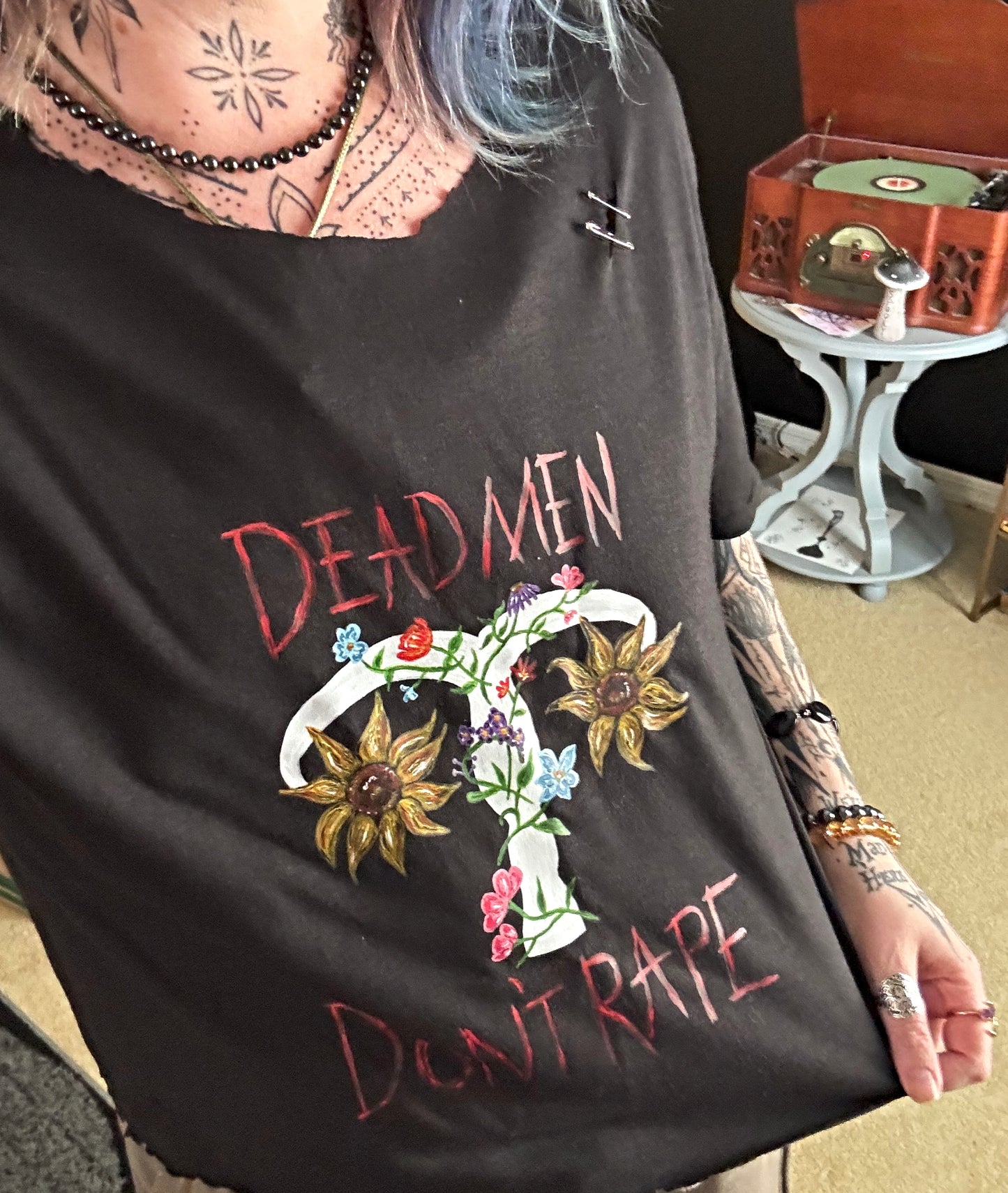Grunge Cut Up DMDR Shirt