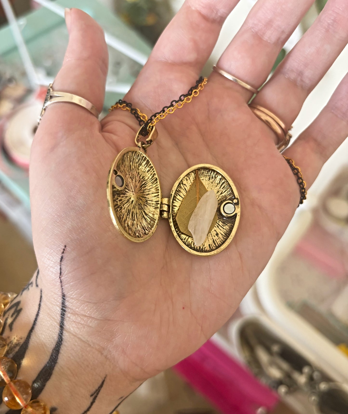 Witchy Locket Necklace