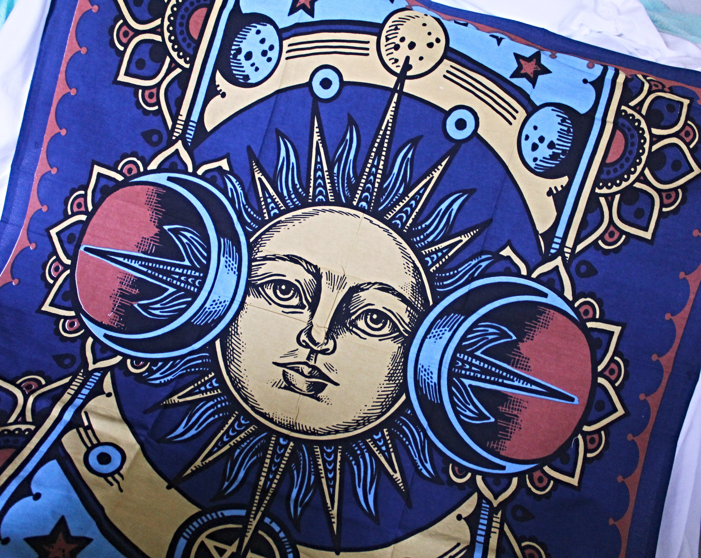 Moon and Sun Altar Cloth/Wall Hanging