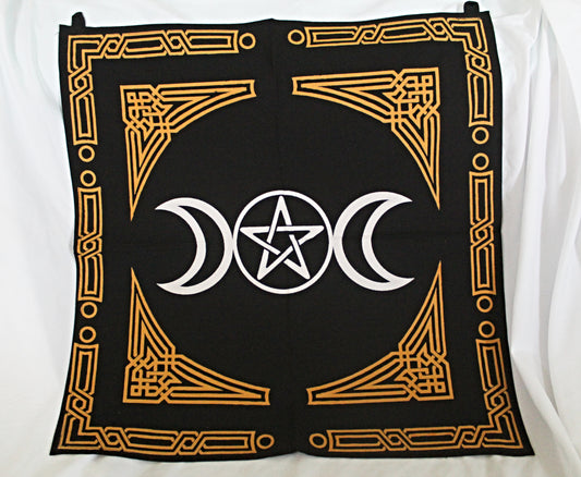 Triple Moon Altar Cloth/Wall Hanging