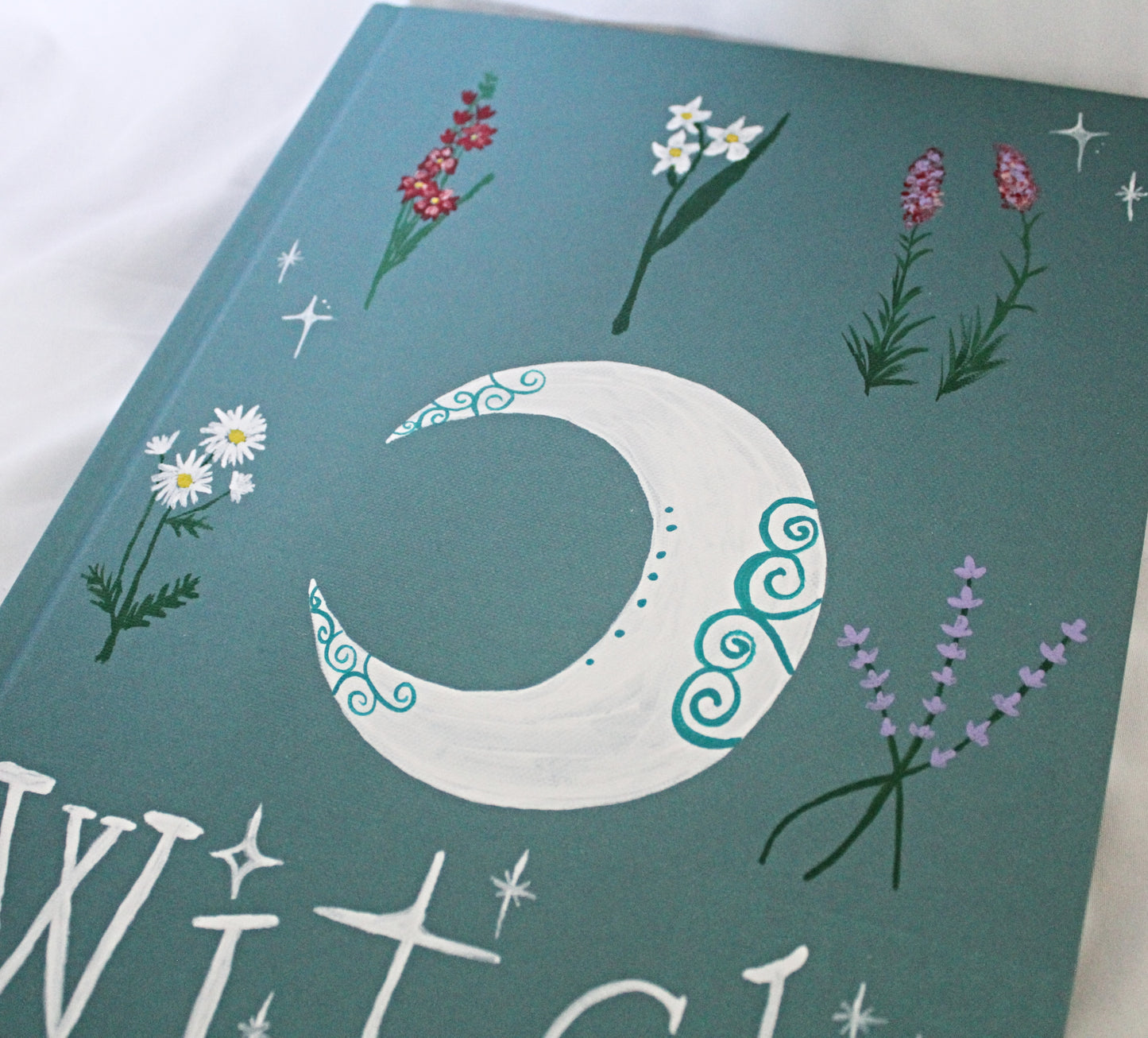 Large Hand Painted Witch Journal