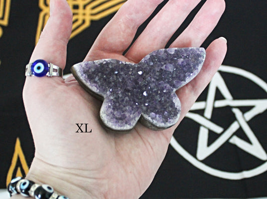 Amethyst Crystal Butterflies