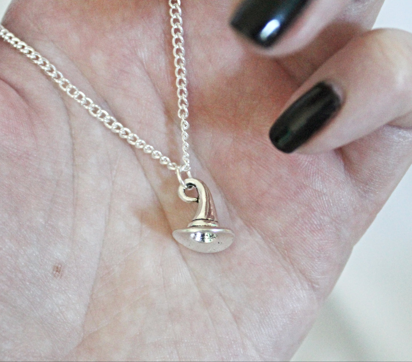 Small Witch Hat Necklace