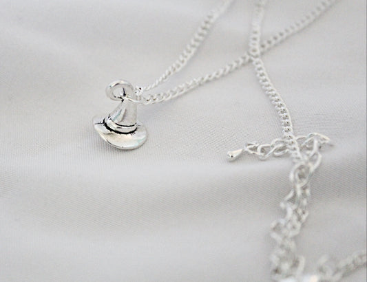 Small Witch Hat Necklace