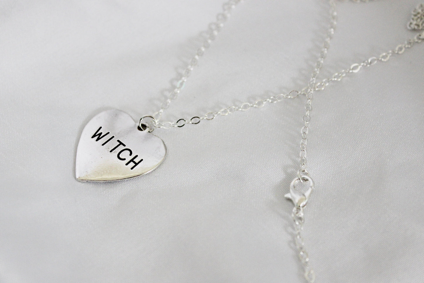 Witch Heart Necklace - Wildflower Moon Magic