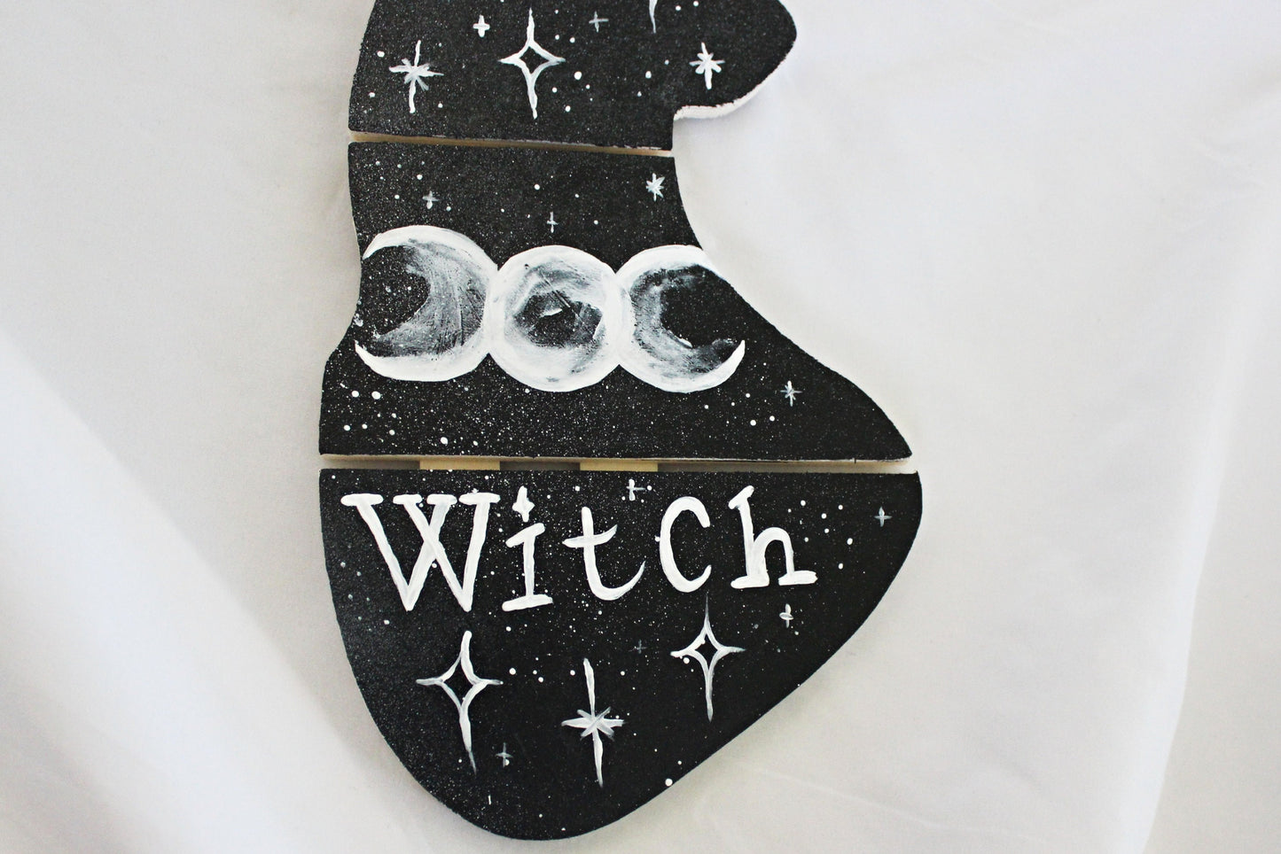 Triple Moon Witchy Deer Wall Hanging - Wildflower Moon Magic