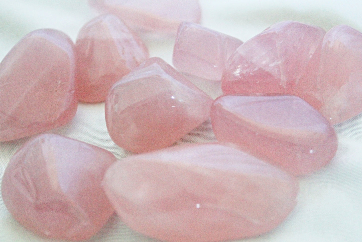 Rose Quartz Tumbled Stones (Ethically Sourced) - Wildflower Moon Magic