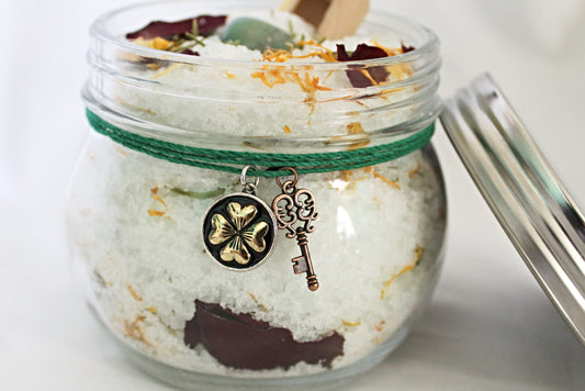 Good Luck Manifestation Bath Salts - Wildflower Moon Magic
