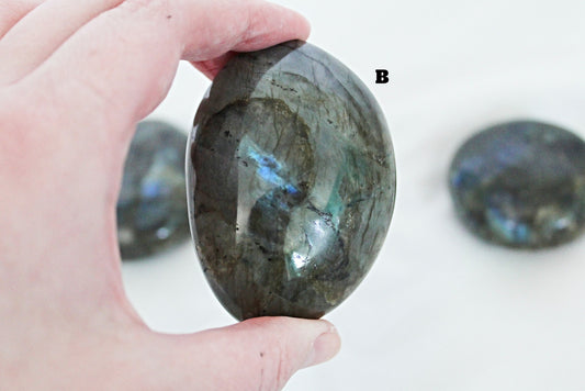 Labradorite Palm Stones (Ethically Sourced) - Wildflower Moon Magic