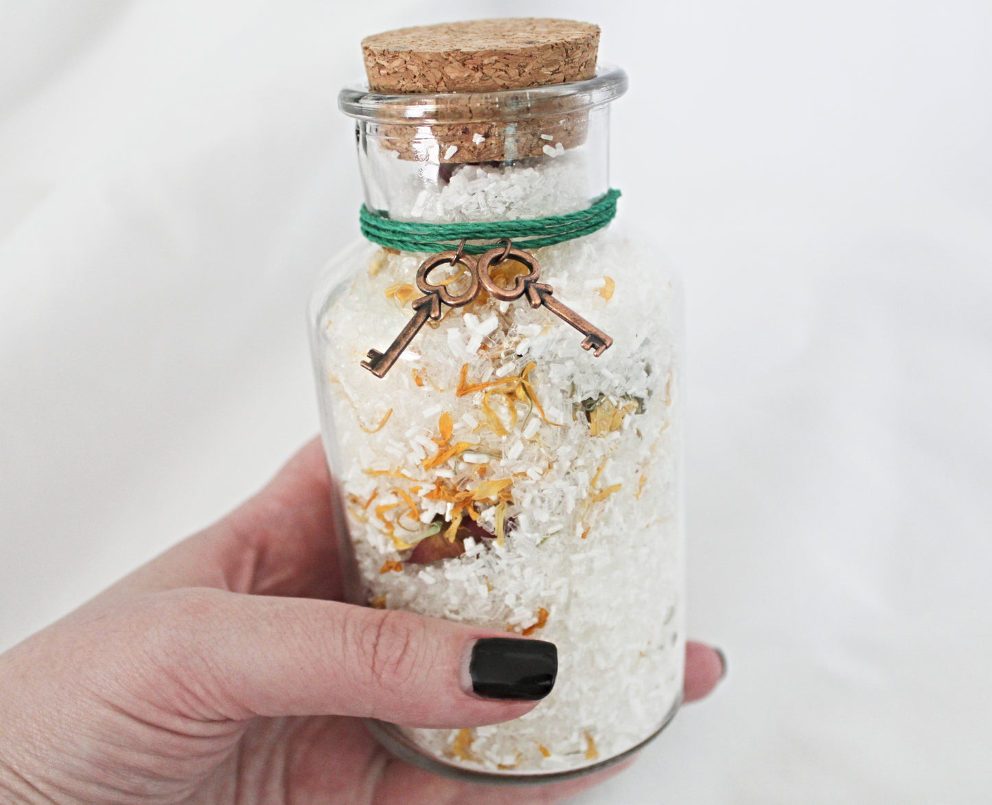 Epsom Bath Salts featuring Key Charms