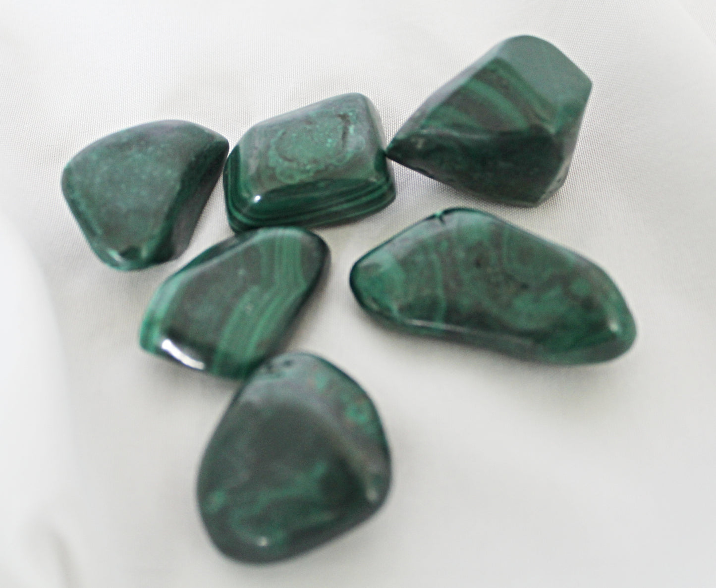 Malachite Hand Polished Stones