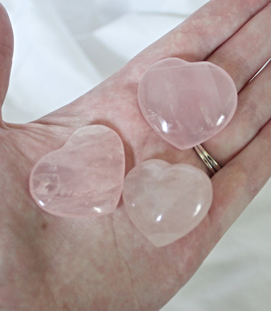 Rose Quartz Heart