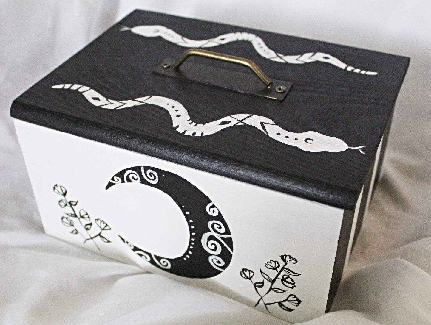 Snake and Moon Trinket Box