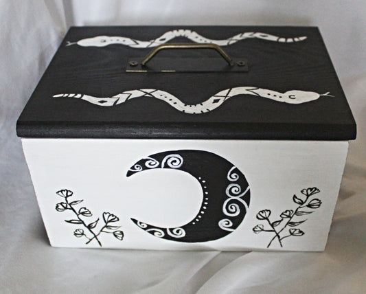 Snake and Moon Trinket Box