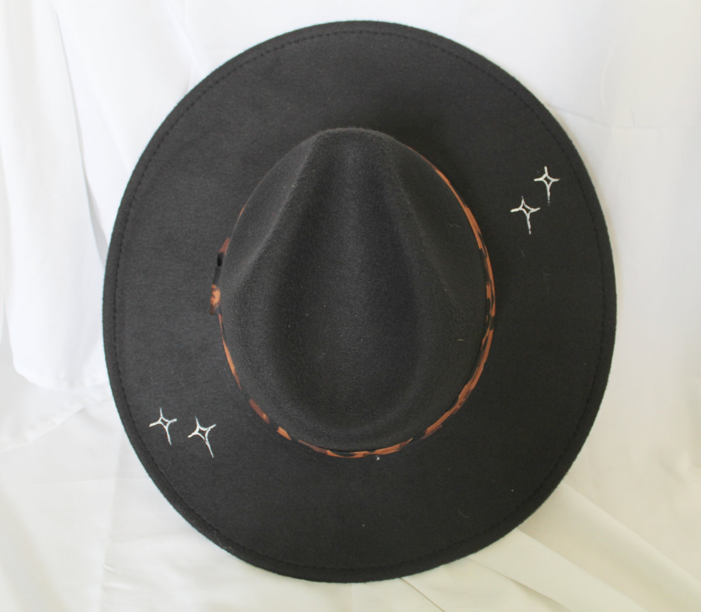 Hand Painted Triple Moon Hat