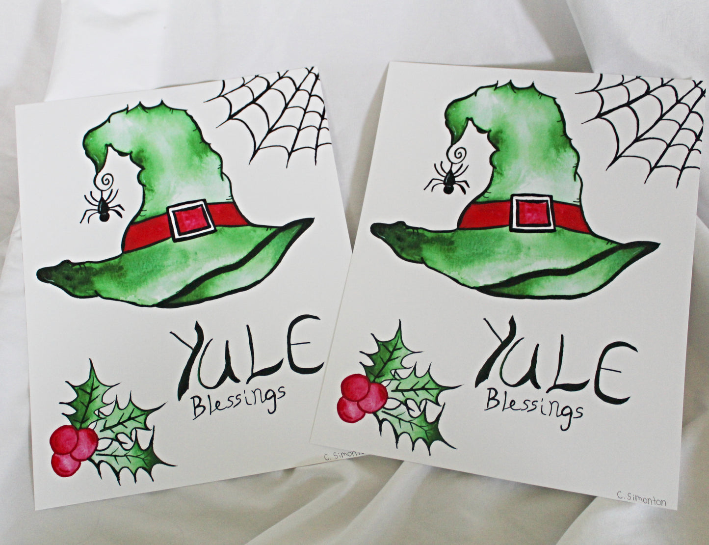 Yule Witch Hat Art Print