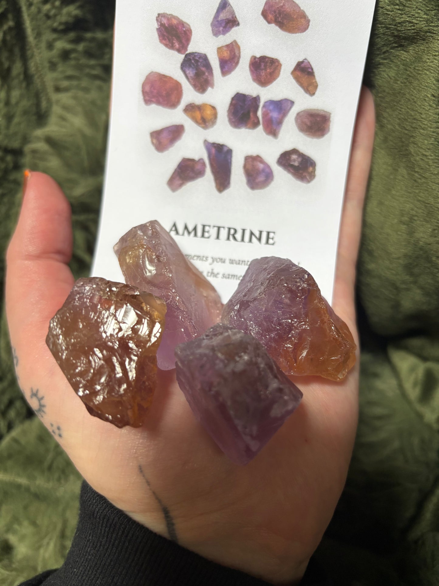 Ametrine Raw Stones