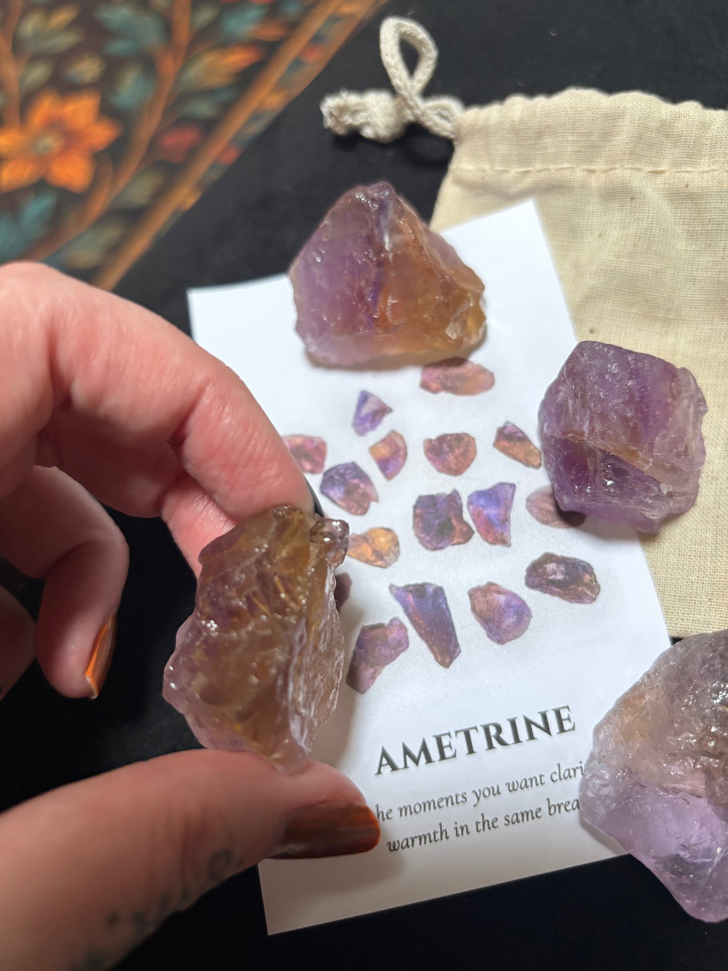 Ametrine Raw Stones